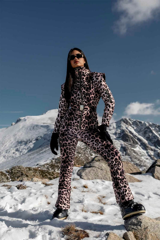 Leoparden-Skihose