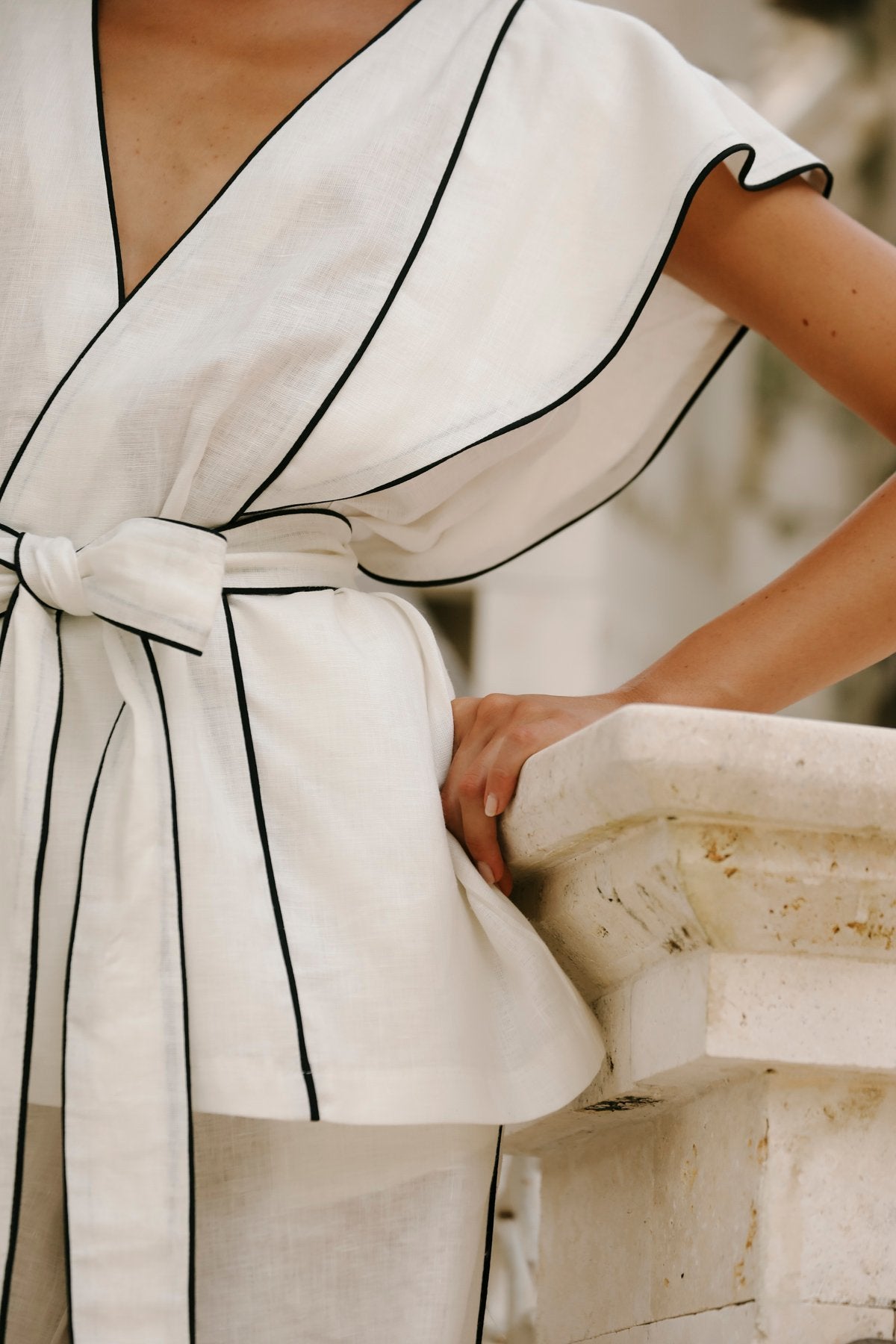 Aulia Blanc Trouser Suit