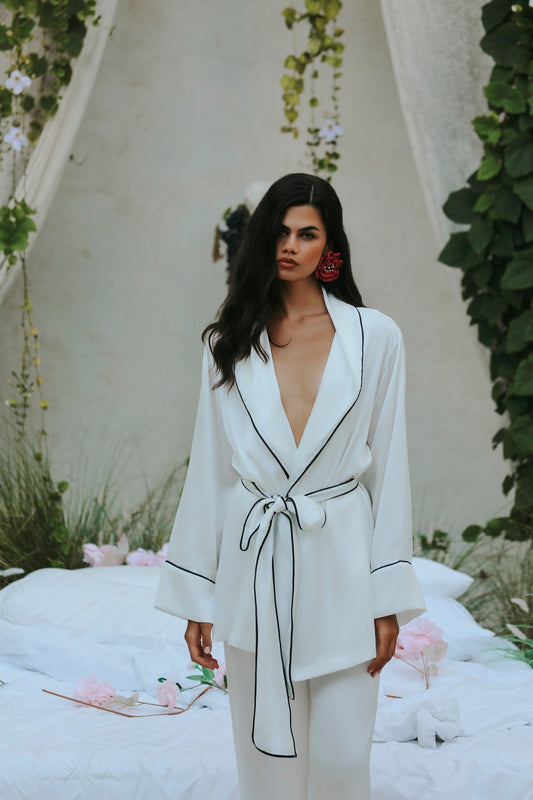 Jardin De Soie Şal Yaka Üst