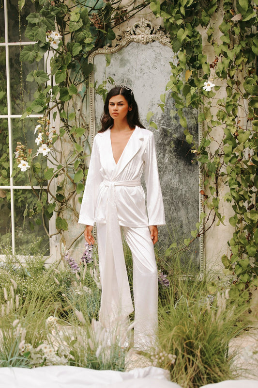 Velours Blanche Pantolon Takım