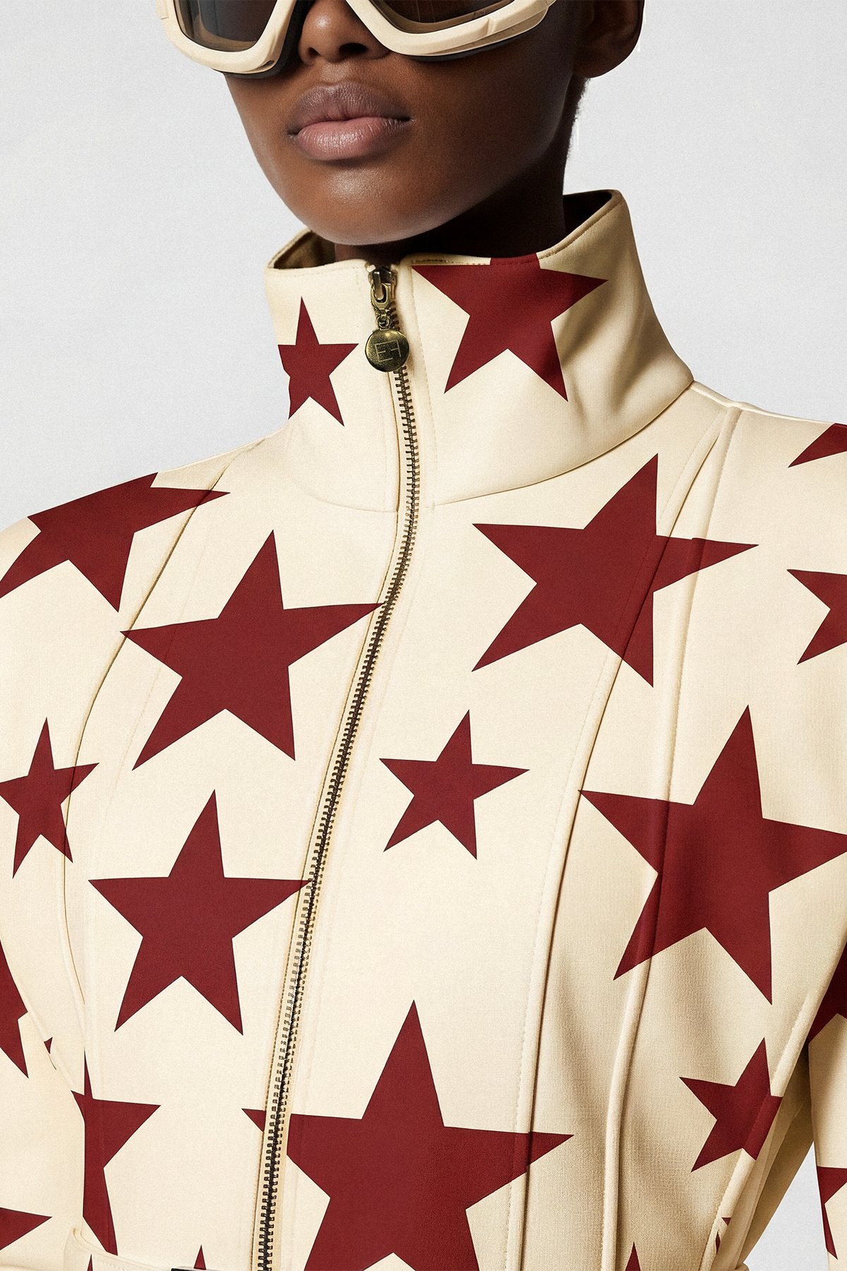 Les Deux Alpes Creme Skioverall – Im Stiefel