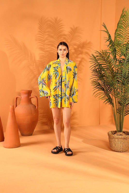 SUN BEAM SHORT KIMONO