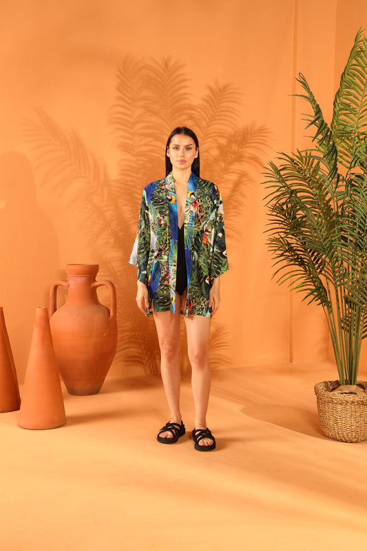 SCARLET KISA KİMONO