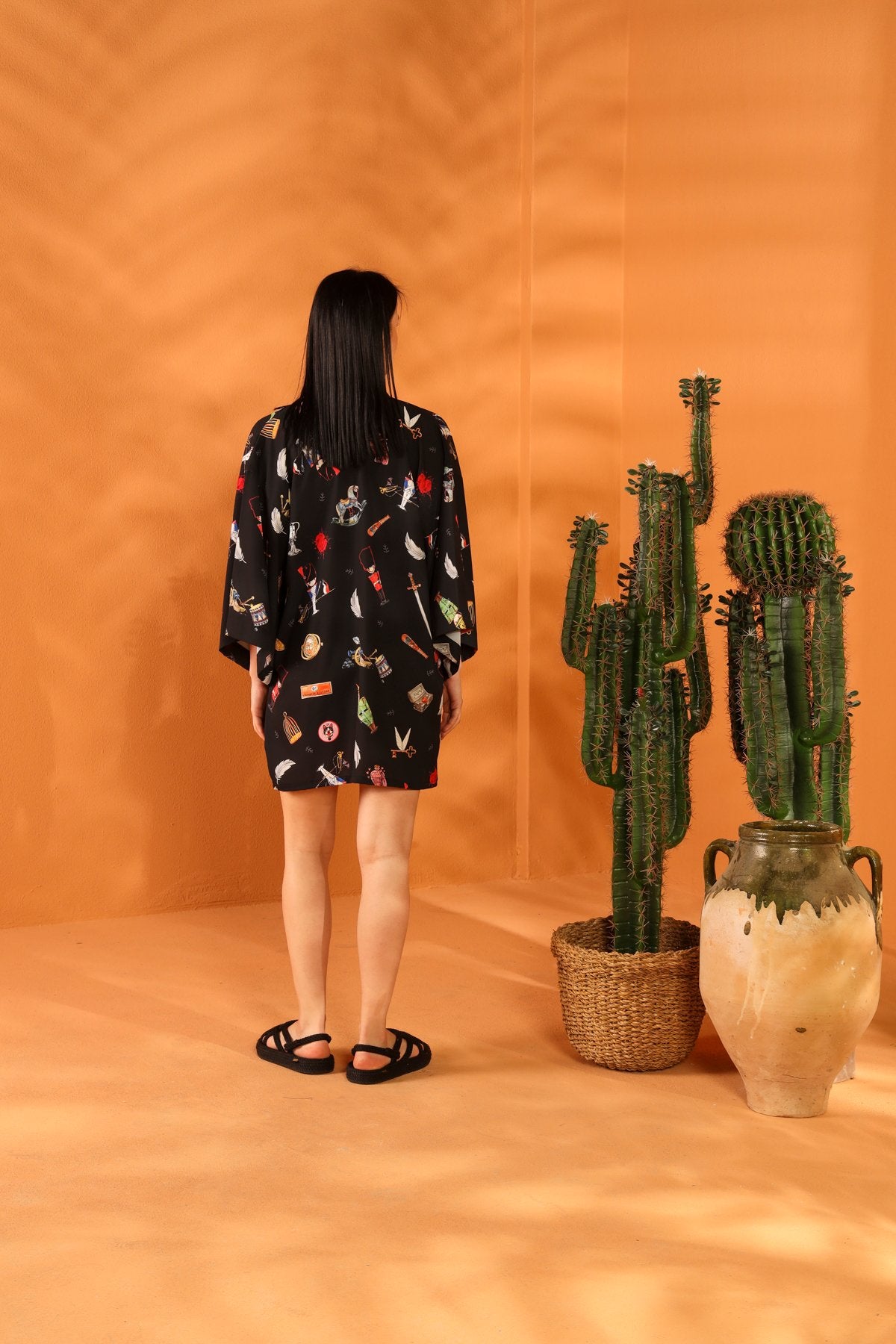 LUMPY JUMPER SHORT KIMONO