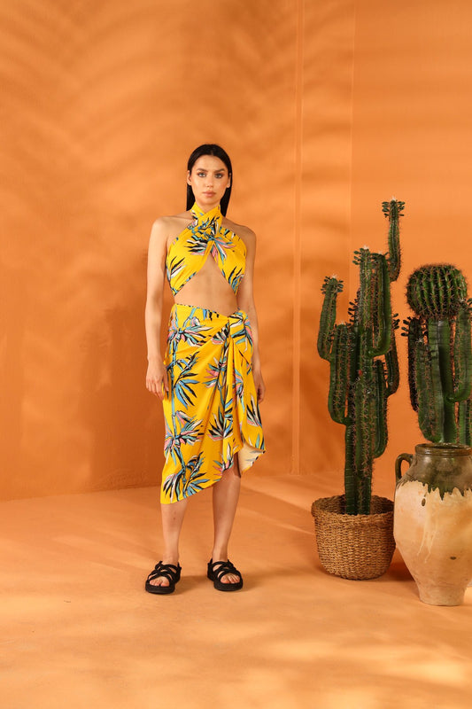 SUN BEAM PAREO SKIRT