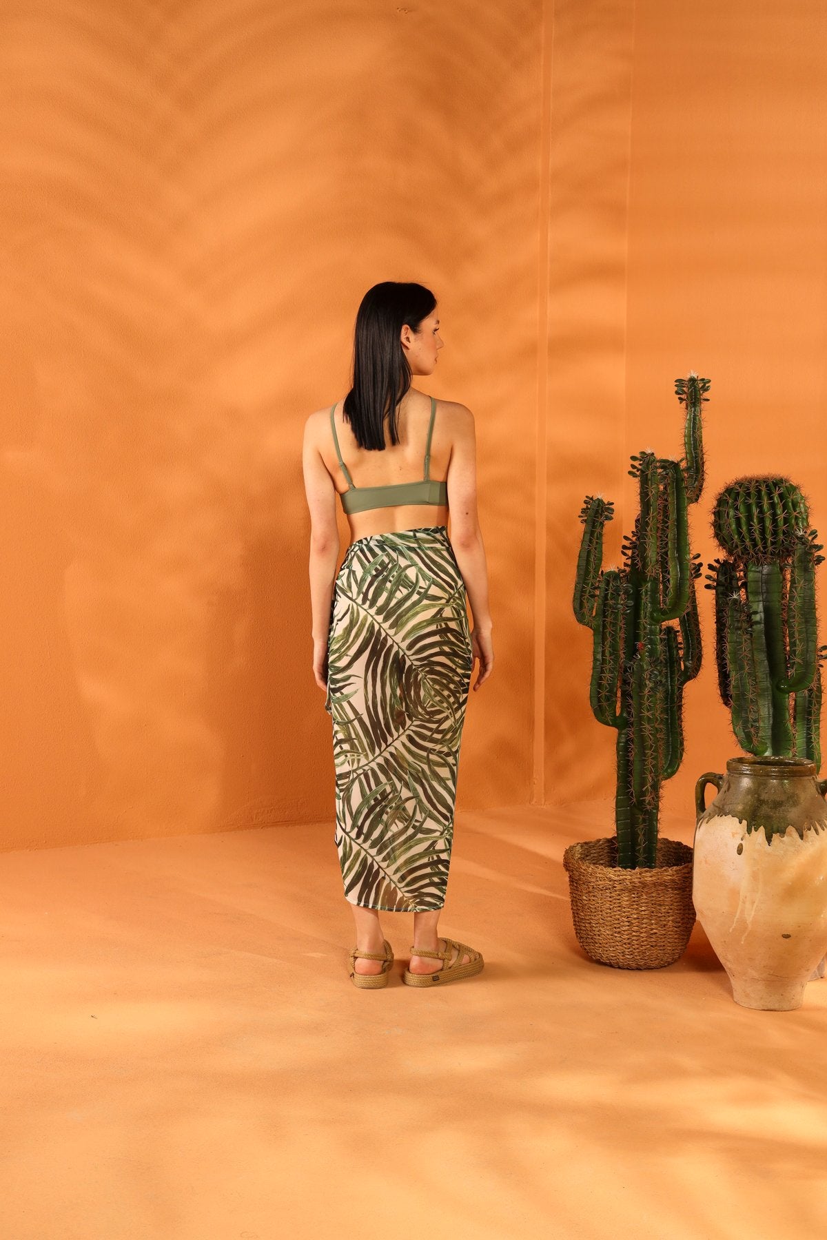 WHITE BOTANICAL PAREO ETEK