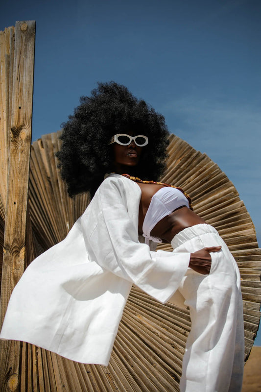 La Pause Beyaz Pantolon