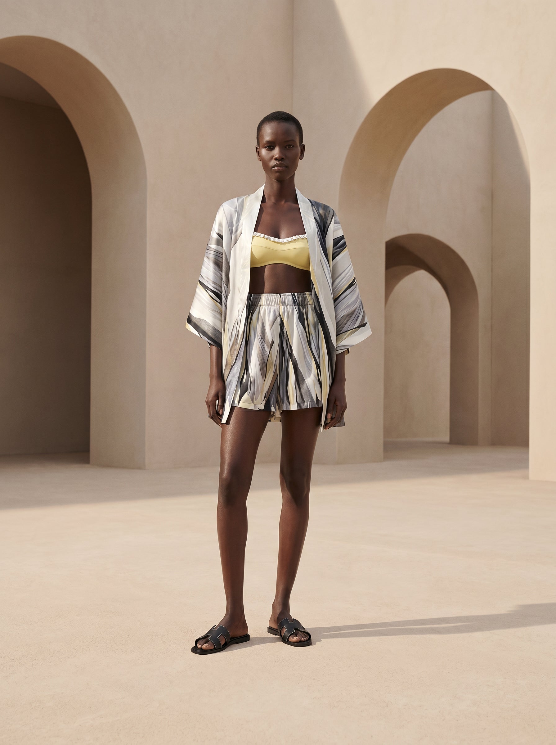 RHODES SHORT KIMONO & SHORTS SET – Elaf İstanbul - Find your Elaf