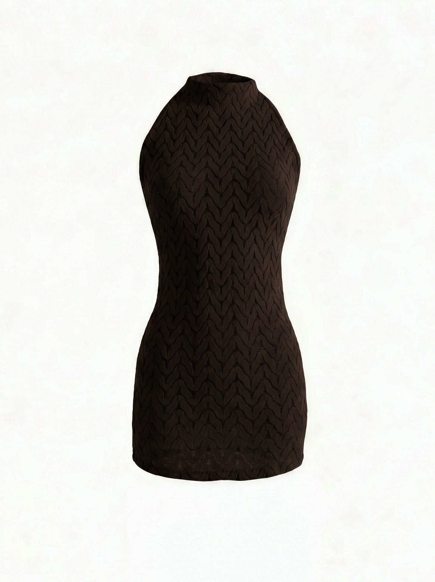 PETRA HALTER-NECK SHORT DRESS
