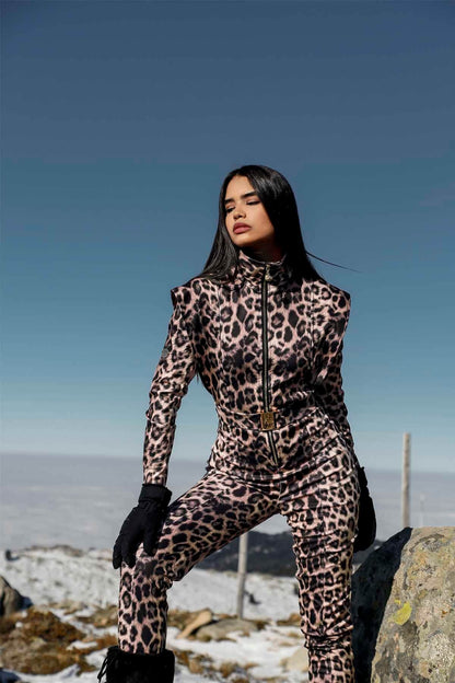 Leopardess Ski Suit