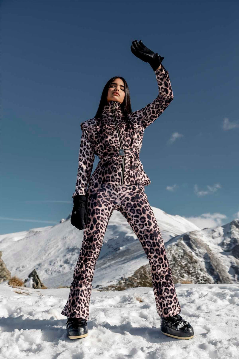 Leoparden-Skihose