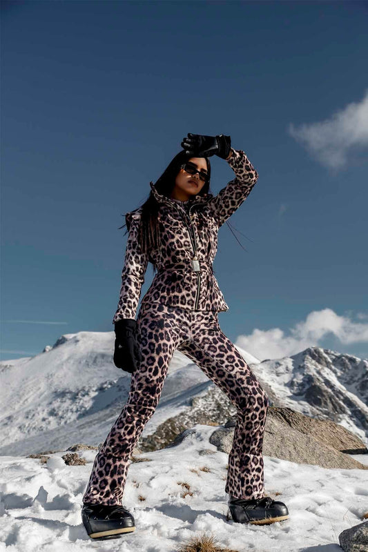 Leopardess Kayak Mont & Pantolon Takım