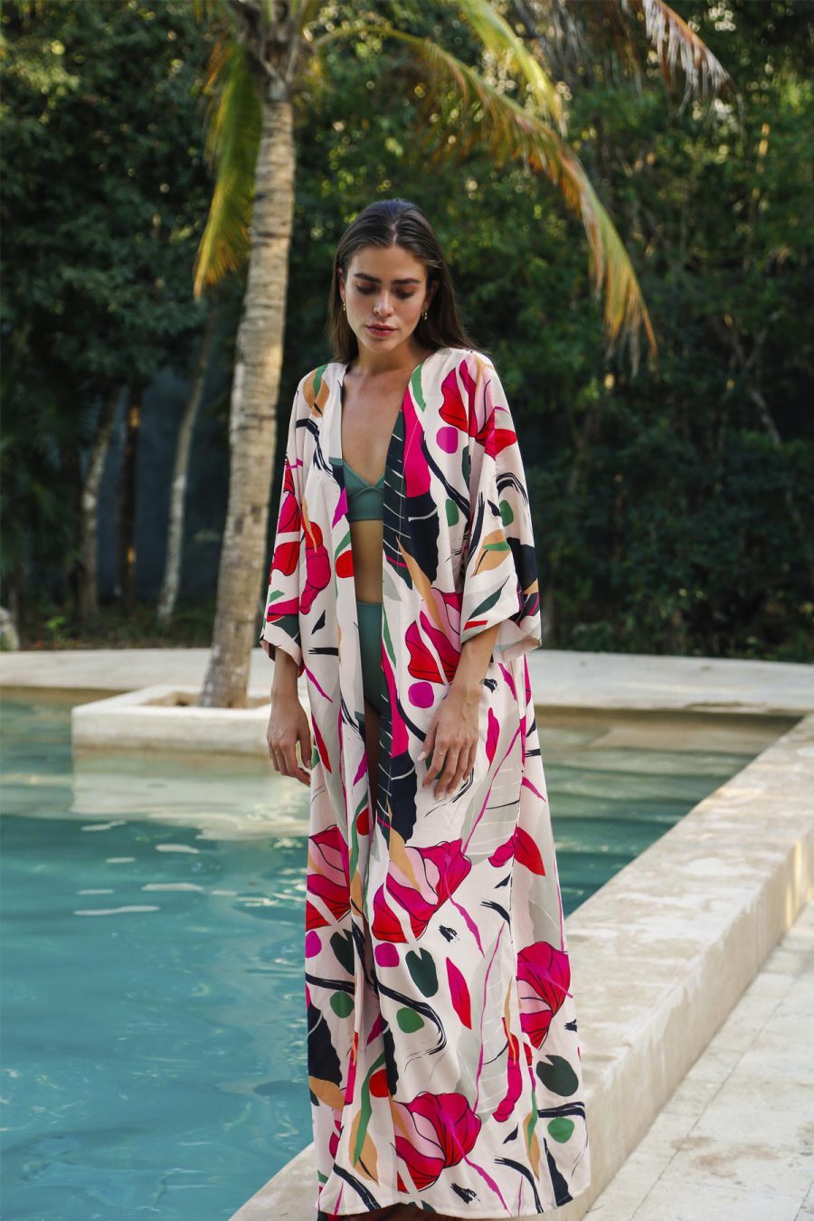 Cappuccino Kimono & Pants Set