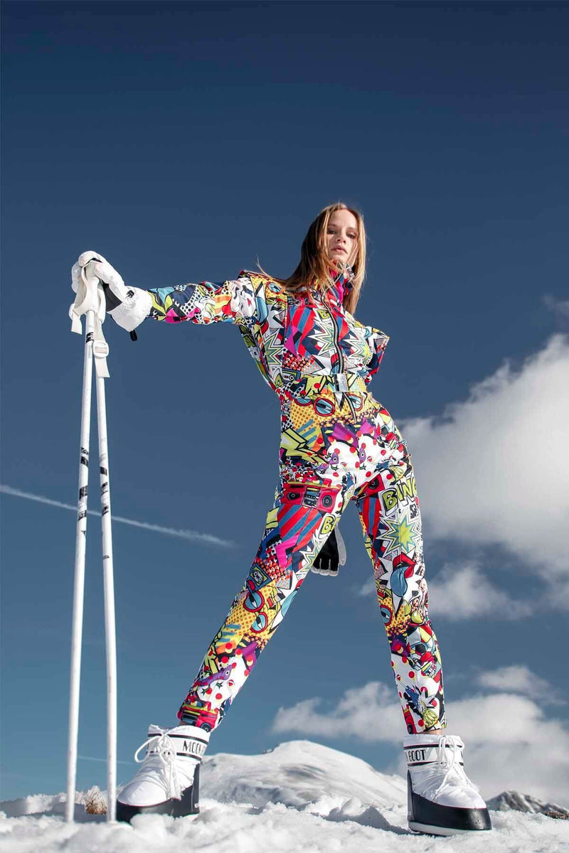Pop-Art-Skianzug