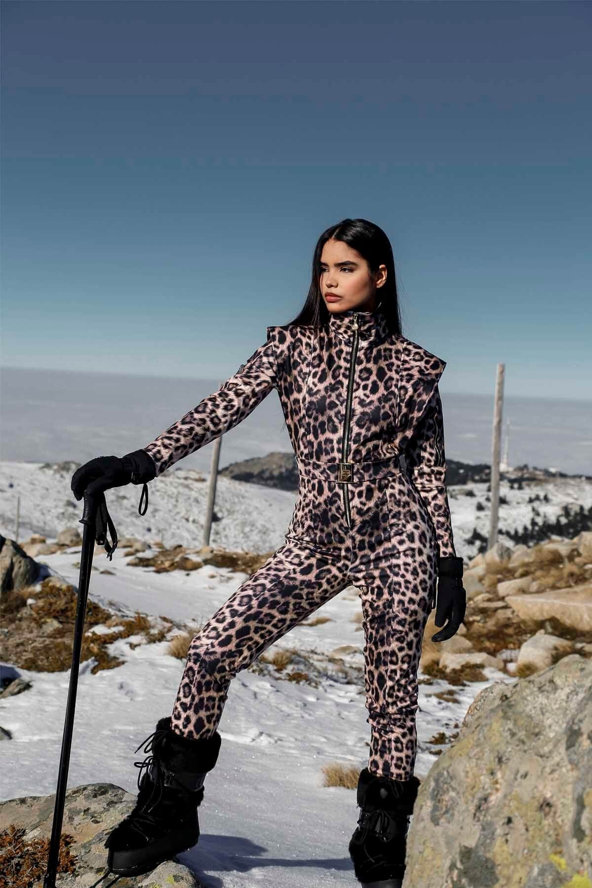 Leopardess Ski Suit