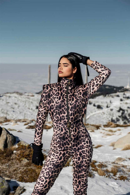 Leopardess Ski Suit