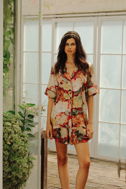Jardin Secret Short-Sleeved Shirt Top