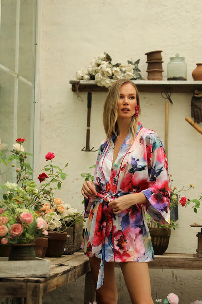Rosalie Kurzer Kimono-Bademantel