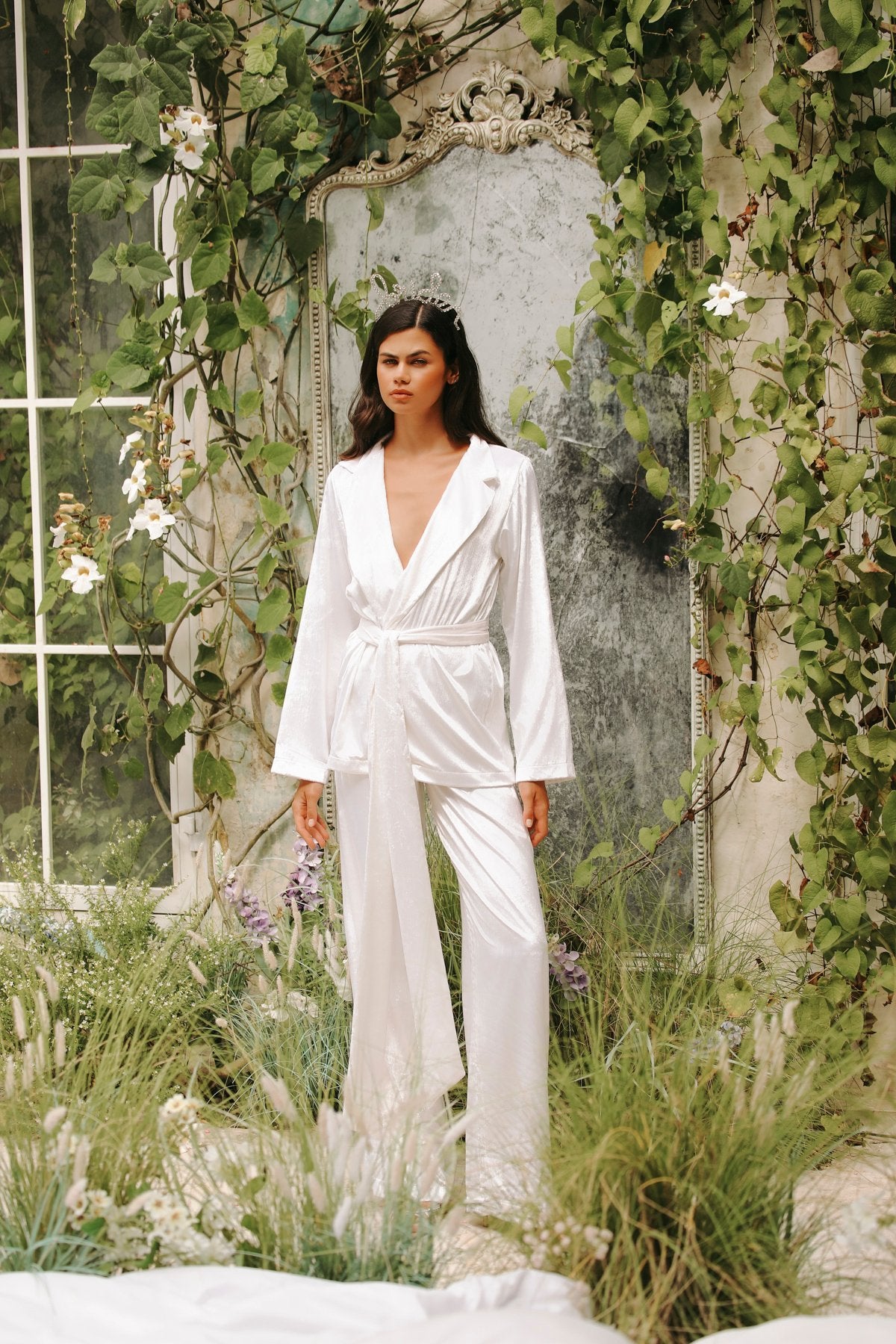 Velours Blanche Trousers