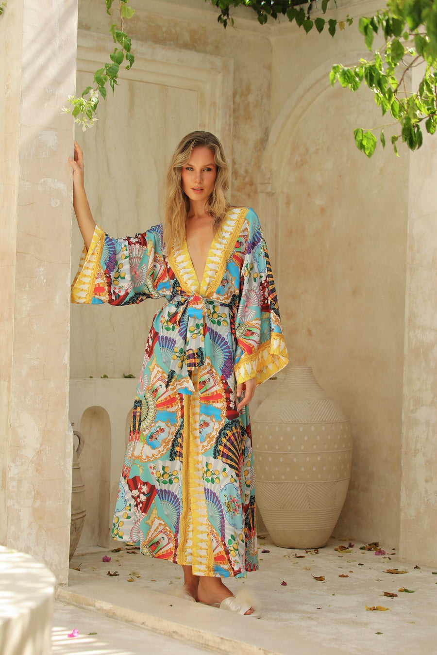 Borde Long Kimono Robe