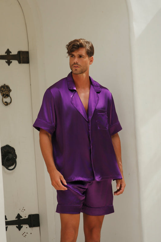 Code Satin Shirt Top