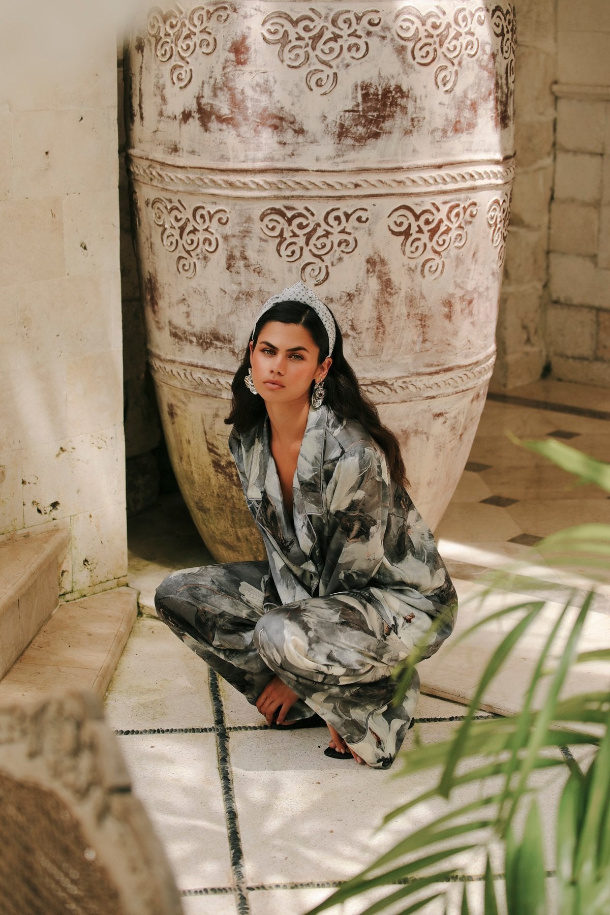 Rose Sombre Trousers Set