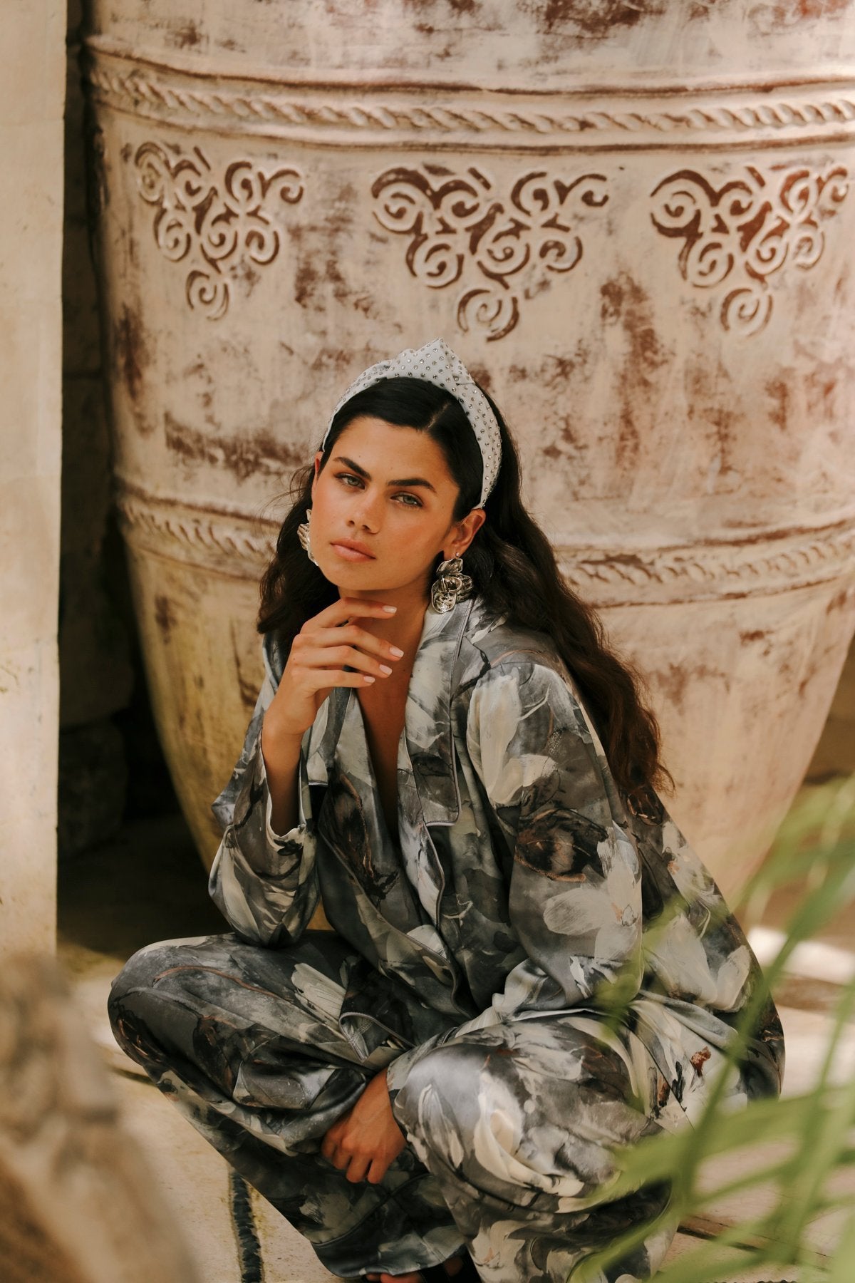 Rose Sombre Trousers Set