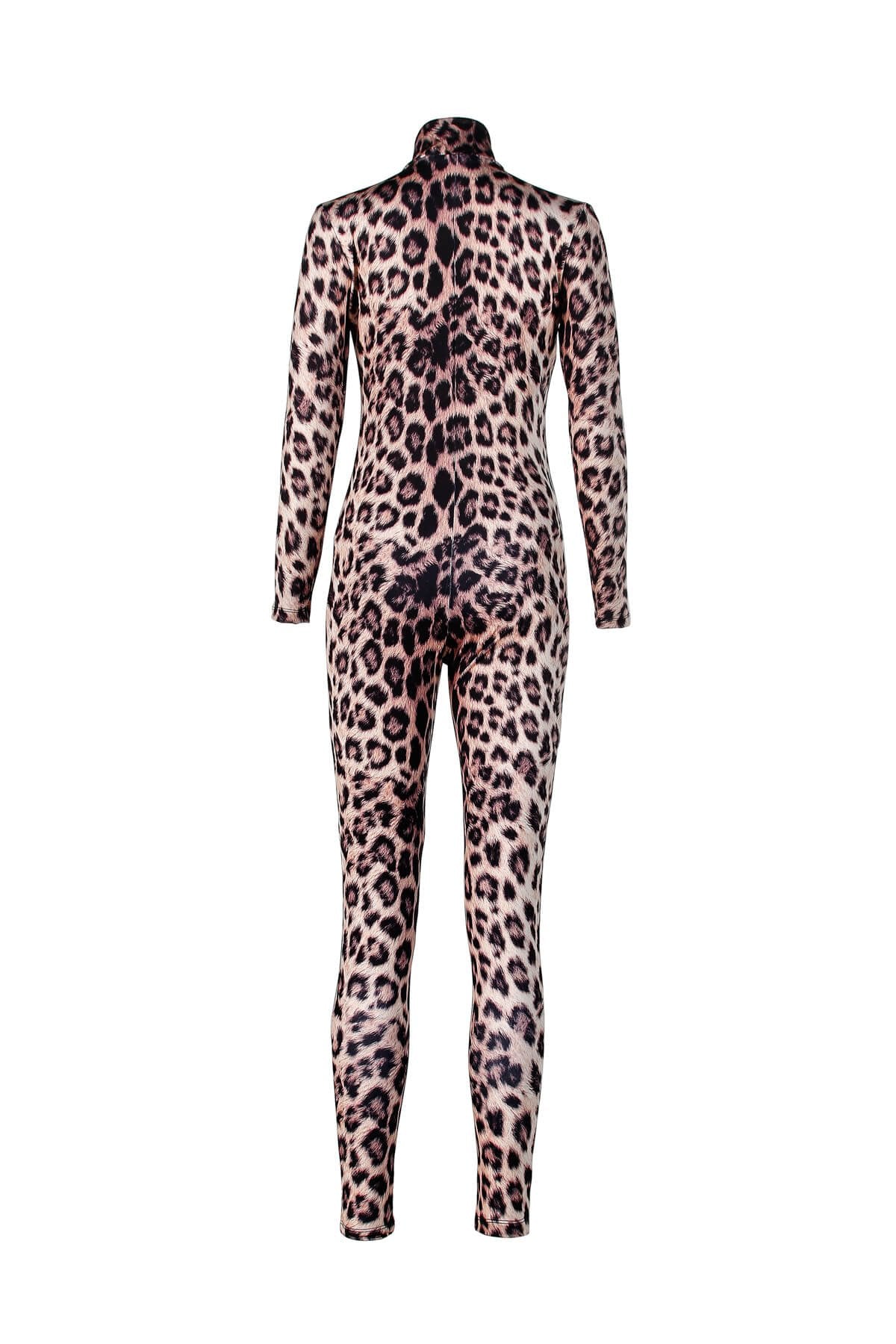 Leopardenfarbener Thermooverall