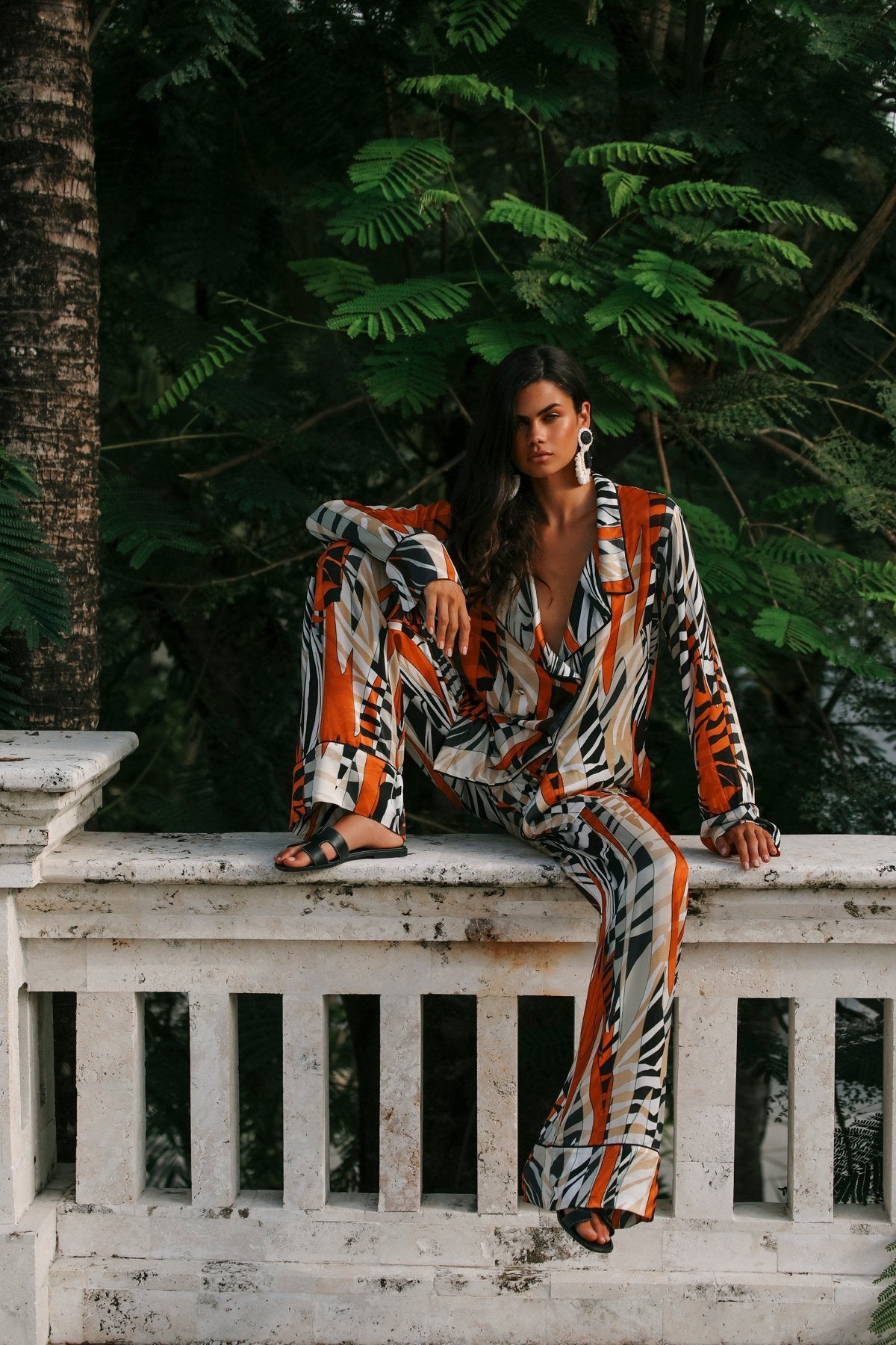 Sauvage Silk Trousers