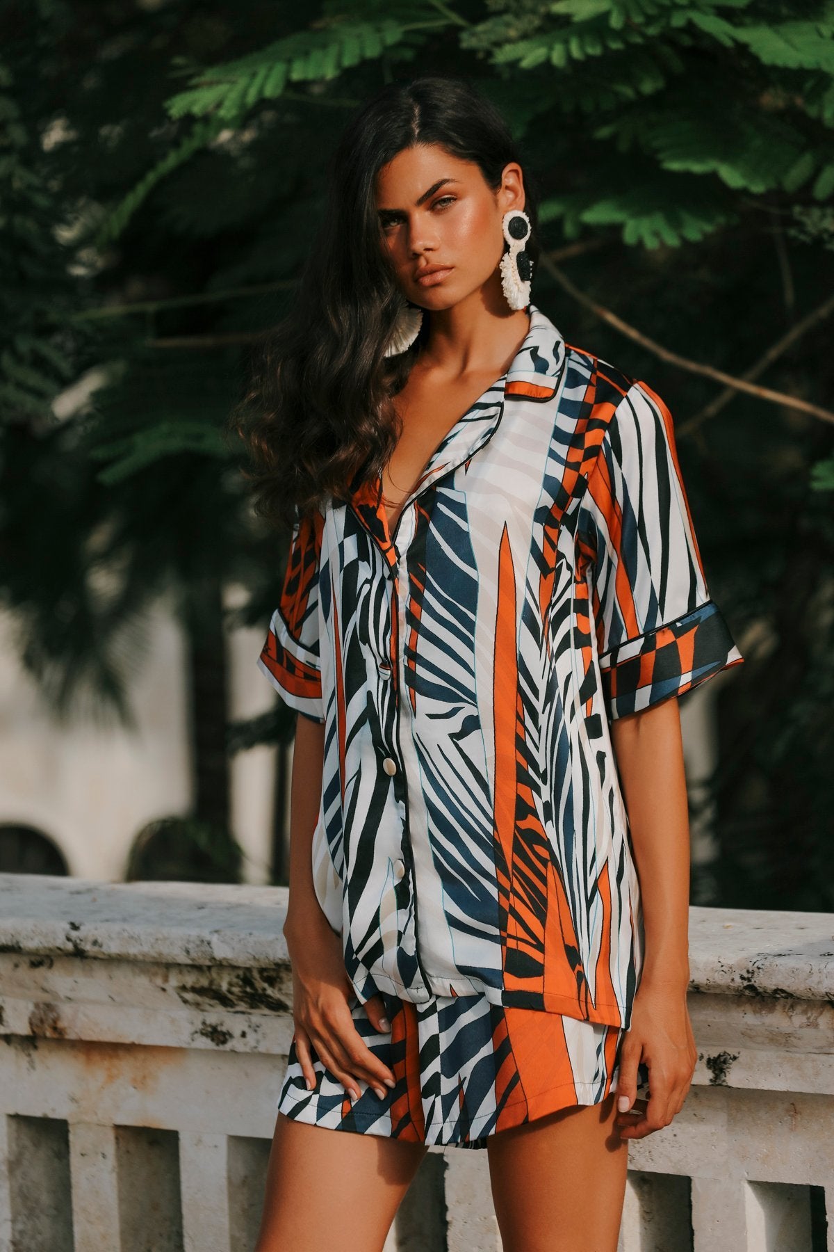 Sauvage Short-Sleeve Shirt Top