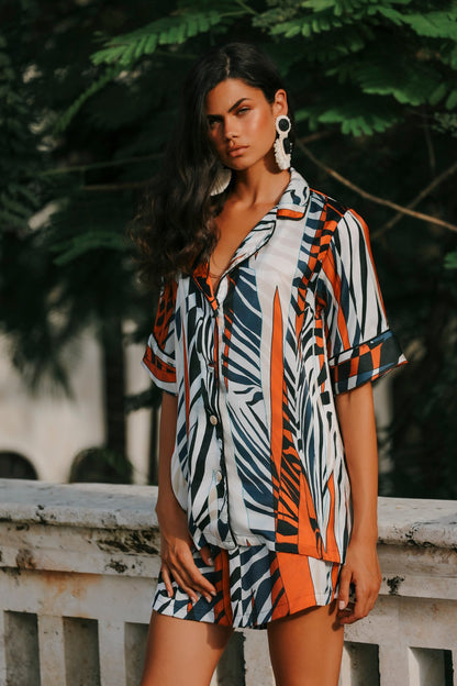 Sauvage Short-Sleeve Shirt Top
