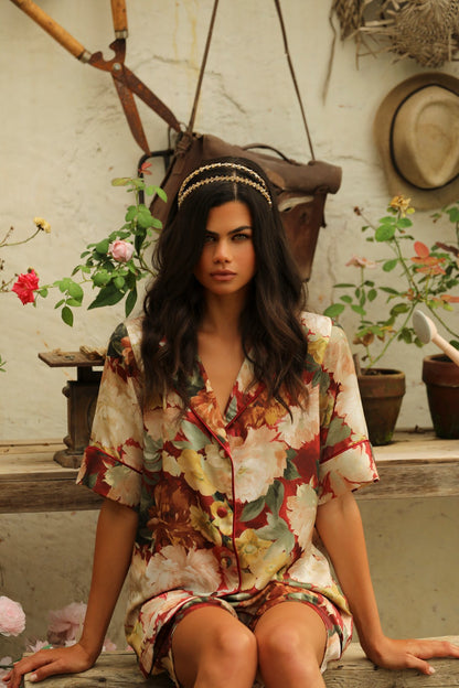 Jardin Secret Short-Sleeved Shirt Top
