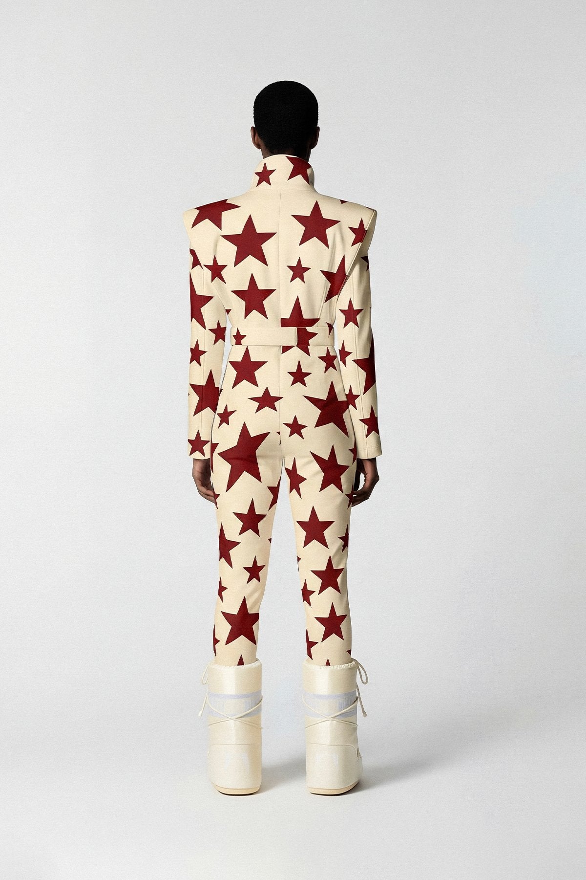 Les Deux Alpes Creme Skioverall – Im Stiefel