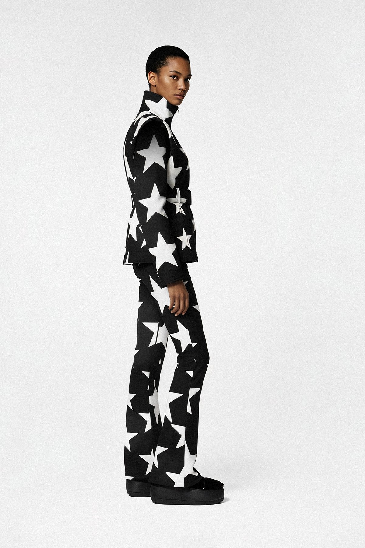 Les Deux Alpes-Noir Ski Jacket &amp; Pants Set