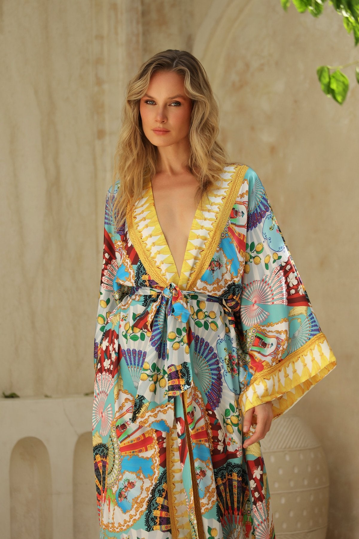 Borde Long Kimono Robe