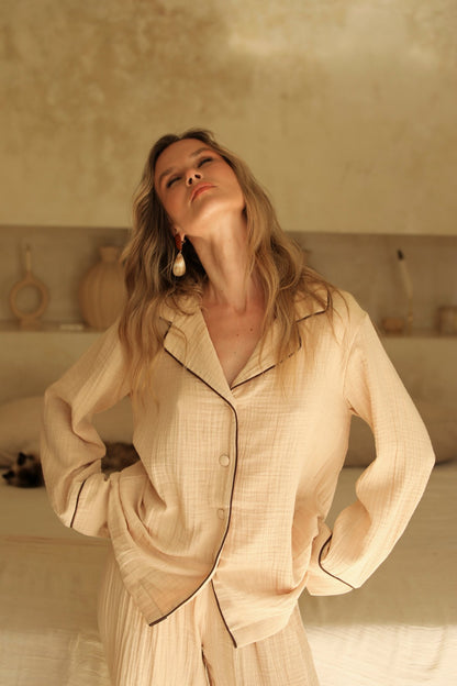 Helen Creme Trouser Suit