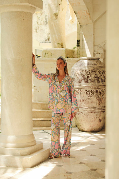 Aurelie Rose Wrap Top