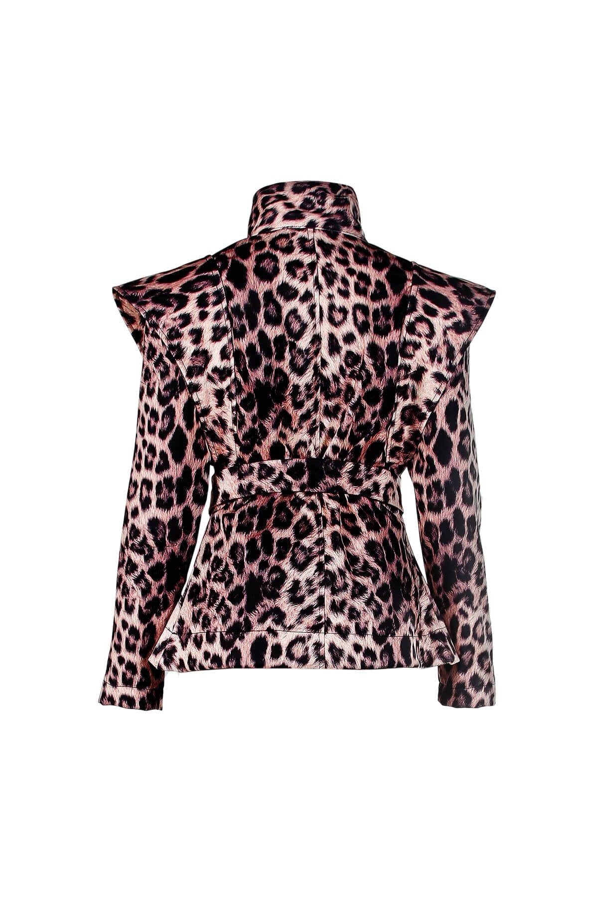 Leopardenmuster Skijacke &amp; Skihose Set