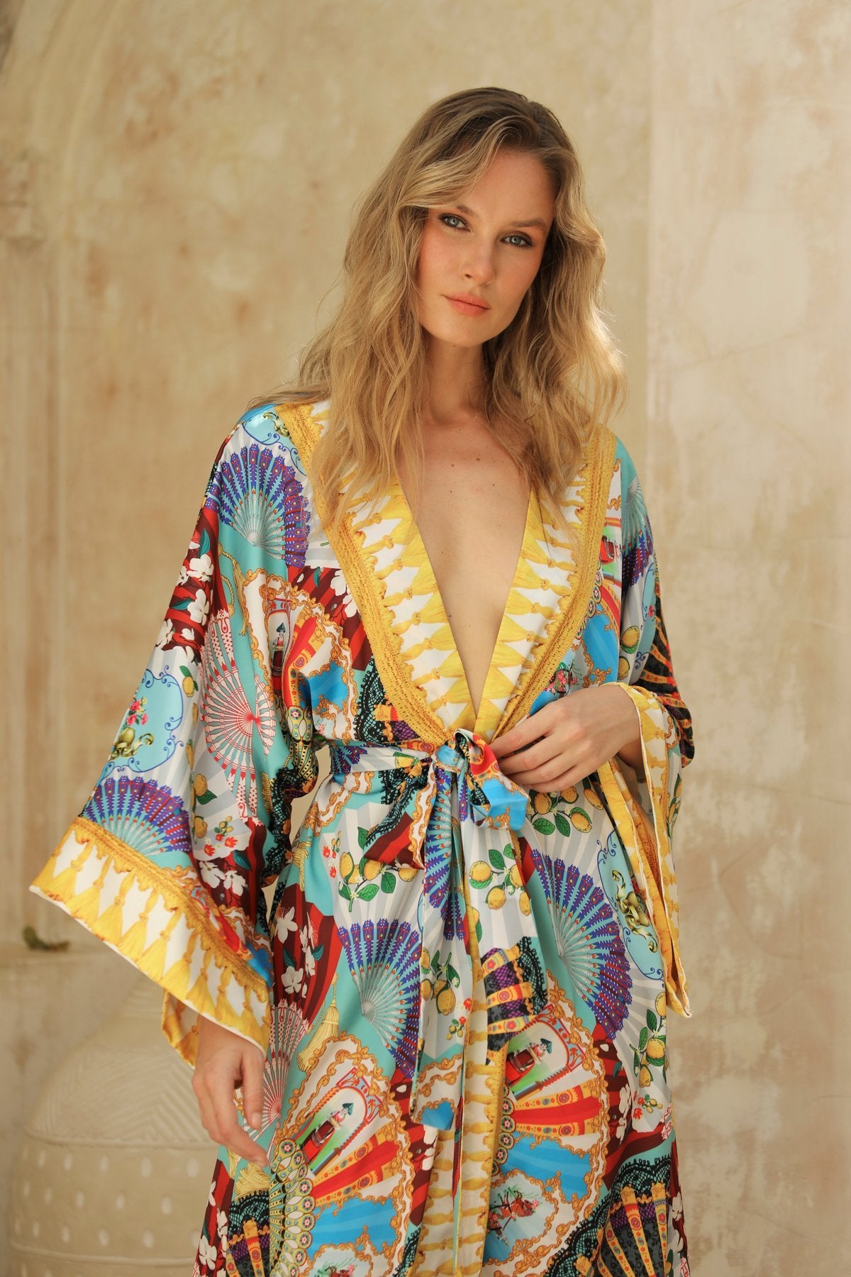 Borde Long Kimono Robe