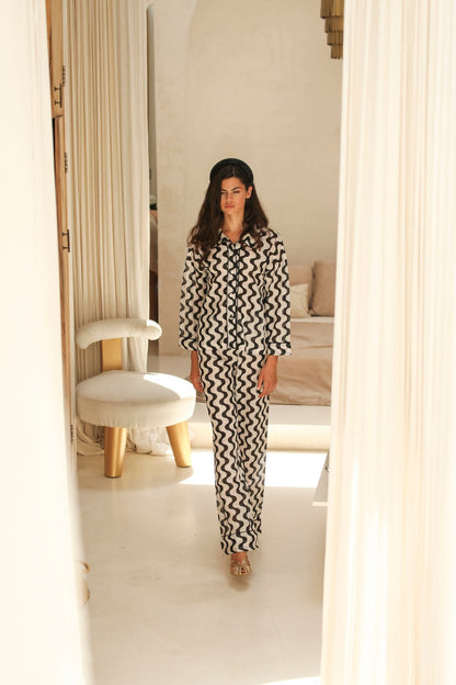 Duo Chrome Pants Suit