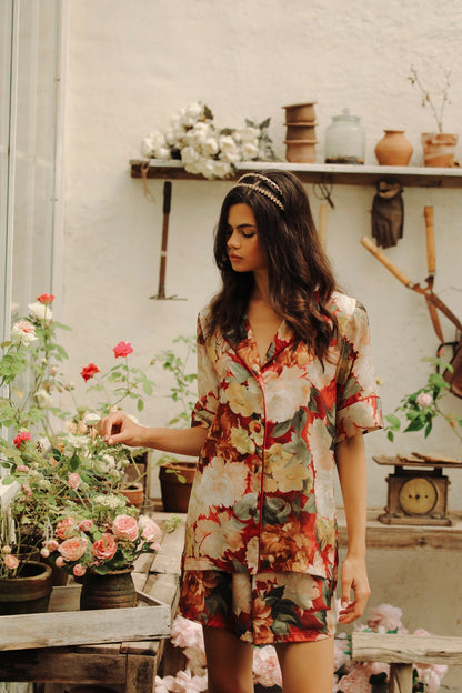 Jardin Secret Short-Sleeved Shirt Top