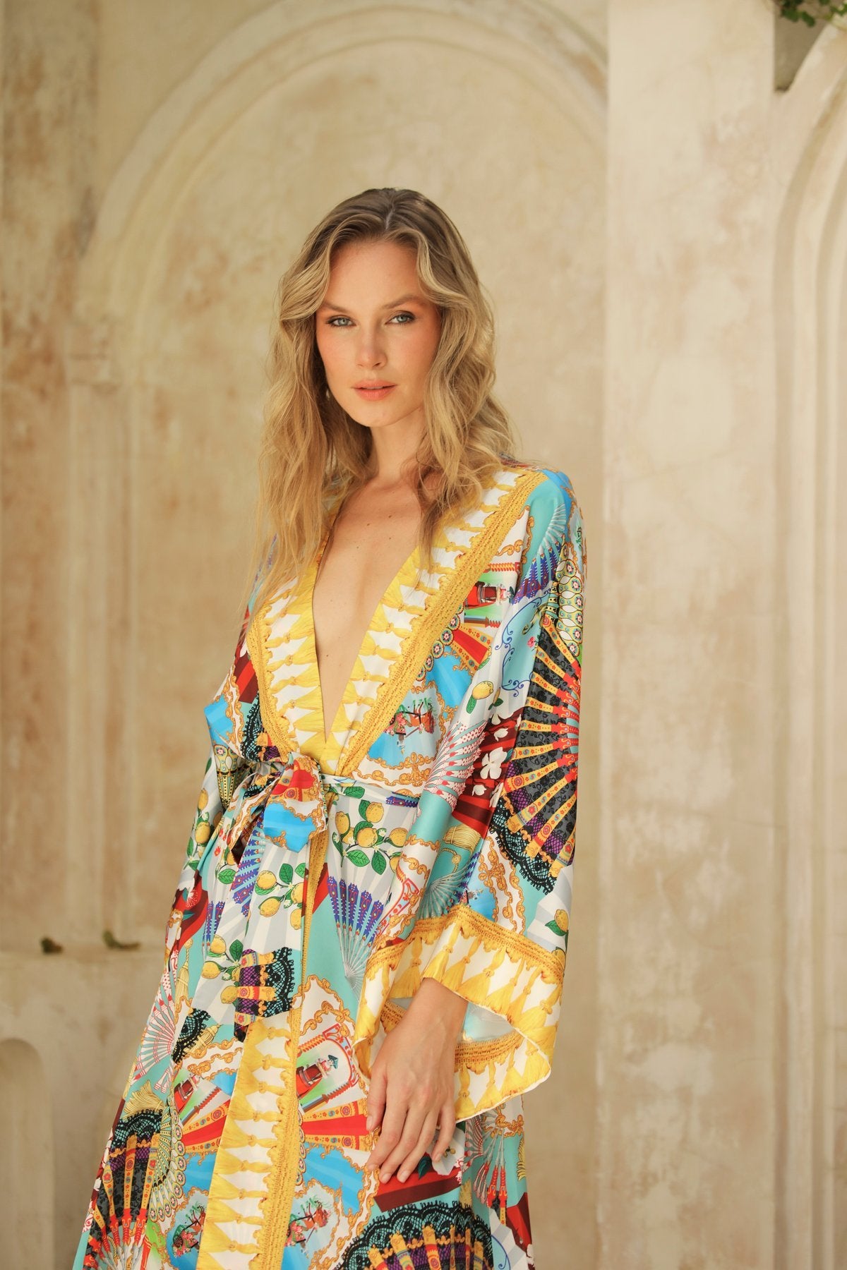 Borde Long Kimono Robe