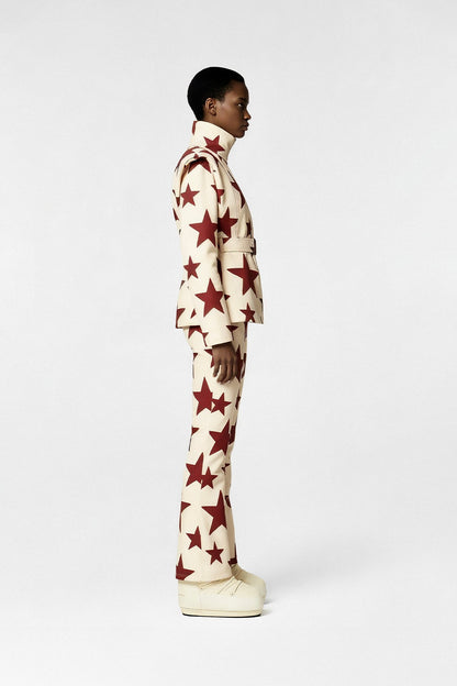 Les Deux Alpes-Creme Ski Jacket &amp; Pants Set