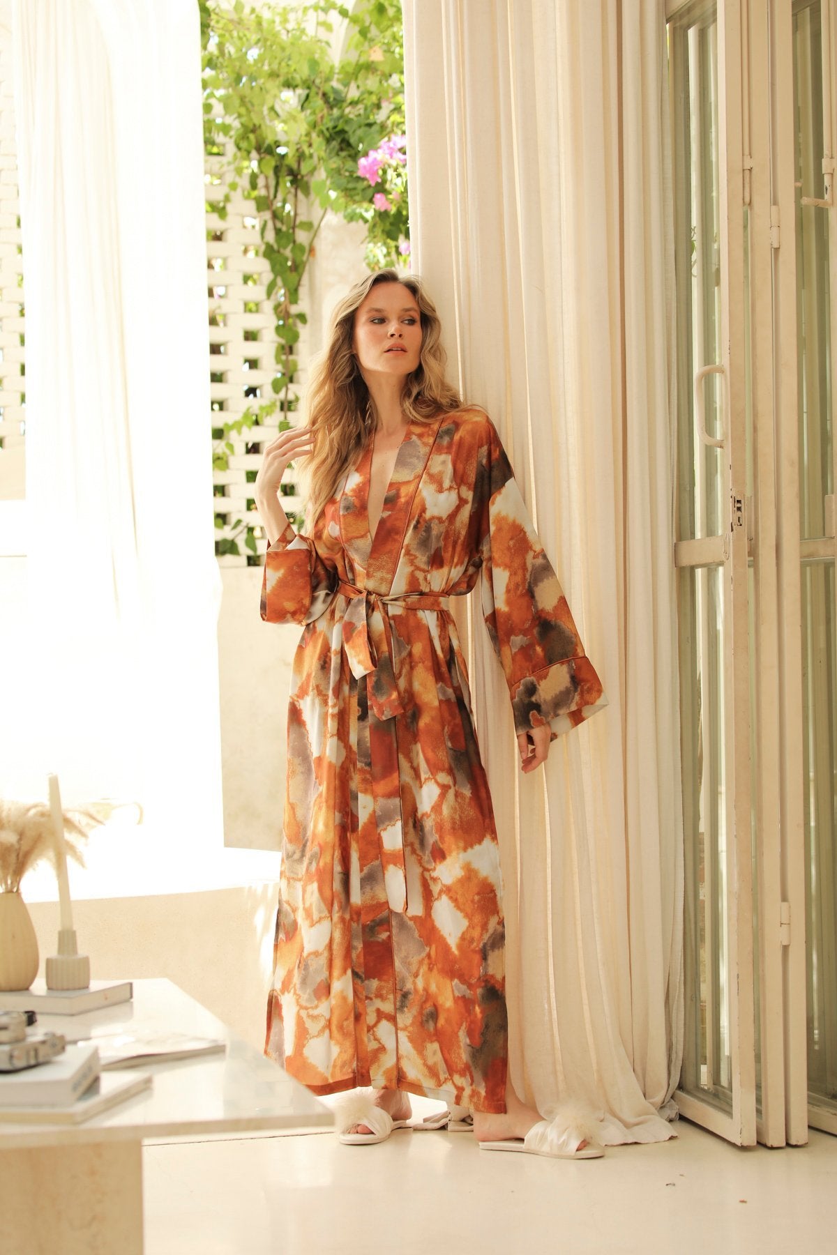 Brume Long Kimono Robe