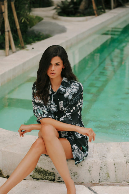 Lionne Noir Shorts Set