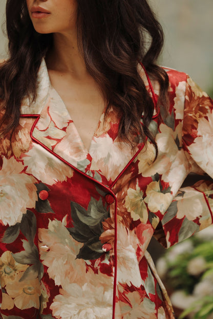 Jardin Secret Wrap Top