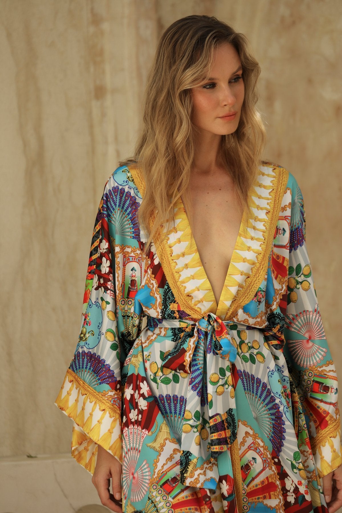 Borde Long Kimono Robe