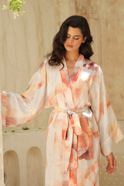 Lumiere langer Kimono-Mantel