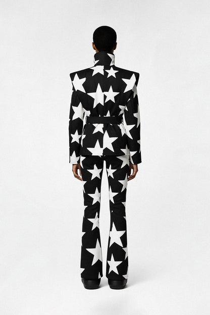 Les Deux Alpes-Noir Kayak Mont & Pantolon Takım