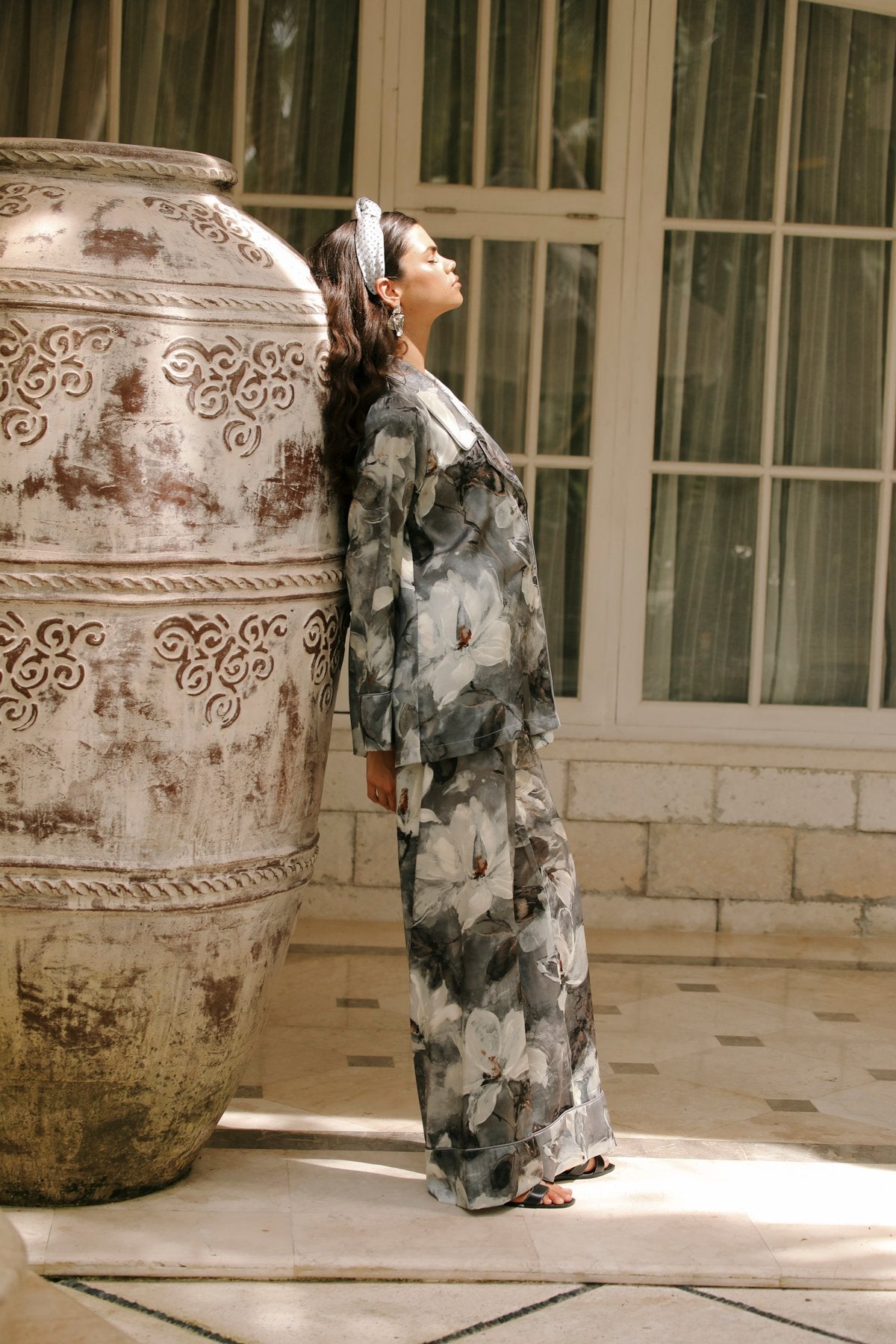 Rose Sombre Trousers Set